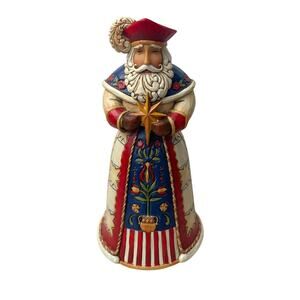 Jim Shore Heartwood Creek Polish Santa Wesolych Swiat 4022916 No Box 7" Folk Art